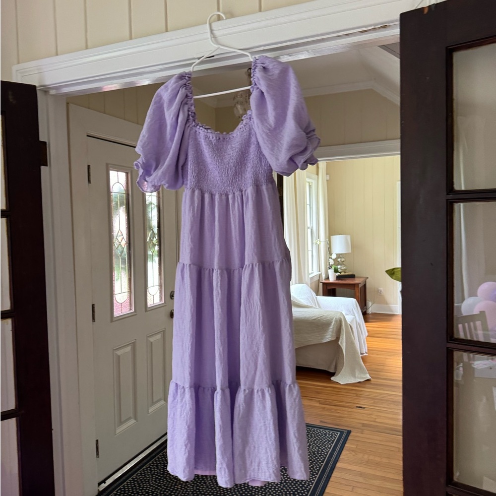 The Impeccable Pig - Puff Sleeved dress L